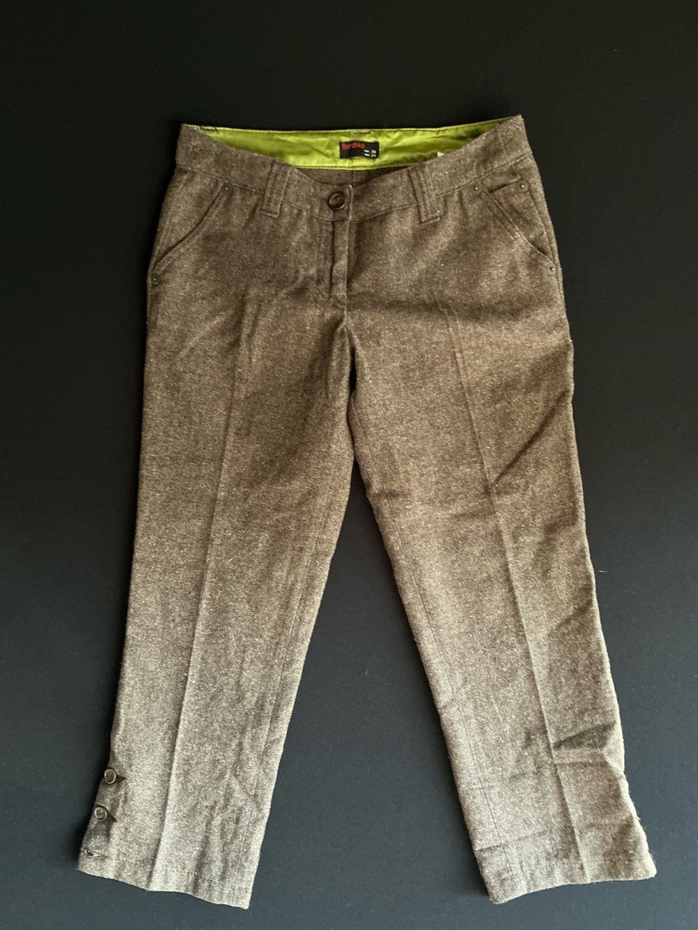 Women's Brown Capris Pants